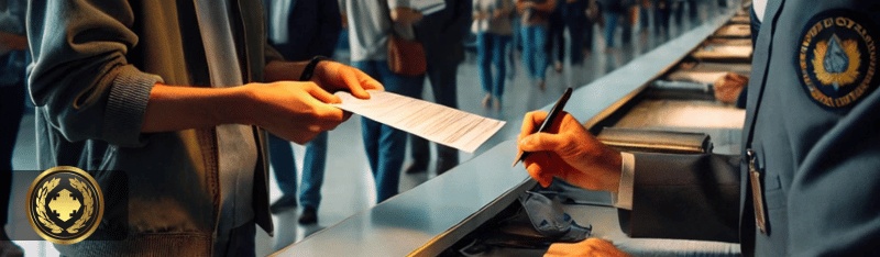 uma pessoa registrando um óbito em um cartório